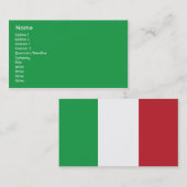 Italien - Unternehmen Visitenkarte (Vorne/Hinten)