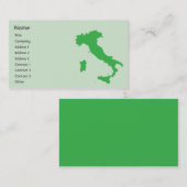 Italien - Unternehmen Visitenkarte (Vorne/Hinten)