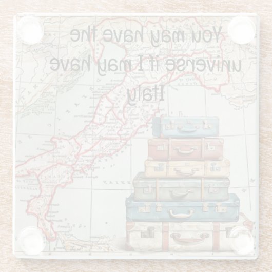 Italien Untersetzer (Rückseite)