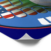 Italien USA Friendship Poster (Ecke)