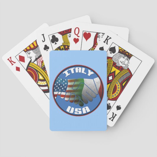 Italien USA Spielkarten (Rückseite)