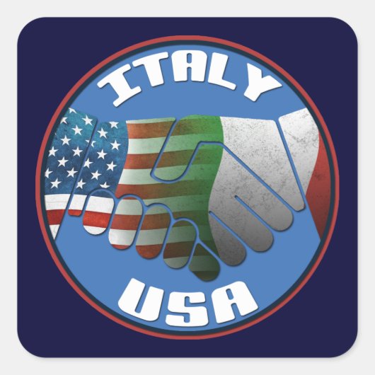 Italien USA Stickers (Vorderseite)