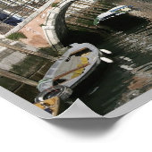 Italien - Venedig - Bridge of the Hermits - Poster (Ecke)