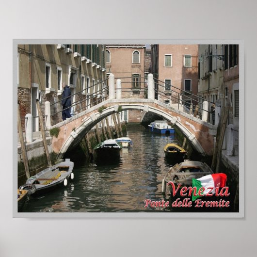 Italien - Venedig - Bridge of the Hermits - Poster (Vorne)