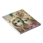 Italien, Venedig, Burano Island. Frauen in Notizblock (angewinkelt)