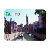 Italien - Venedig - Burano - Magnet (Horizontal)