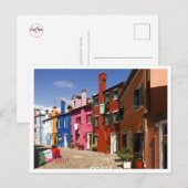 Italien - Venedig - Burano - Postkarte (Vorne/Hinten)