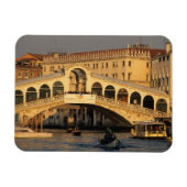 Italien, Venedig, Canal Grande, Rialto Magnet (Horizontal)
