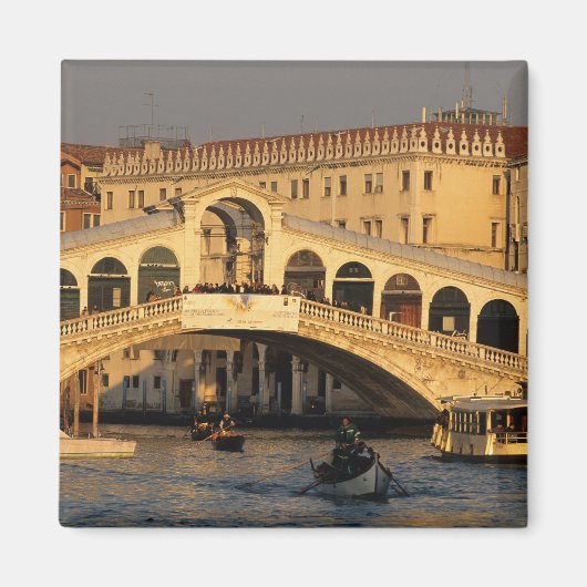 Italien, Venedig, Canal Grande, Rialto Magnet (Vorne)