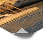 Italien, Venedig, Canal Grande, Rialto Poster (Ecke)