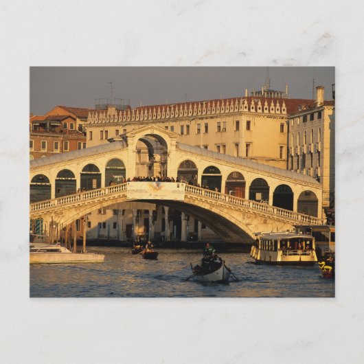 Italien, Venedig, Canal Grande, Rialto Postkarte (Vorderseite)