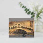 Italien, Venedig, Canal Grande, Rialto Postkarte (Stehend Vorderseite)