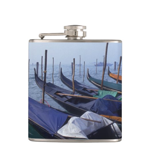 Italien, Venedig. Gondeln. Flachmann (Vorderseite)