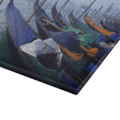 Italien, Venedig. Gondeln. Schneidebrett (Ecke)