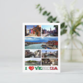 Italien - Venedig - I Liebe - Postkarte (Stehend Vorderseite)