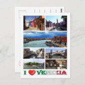Italien - Venedig - I Liebe - Postkarte (Vorne/Hinten)