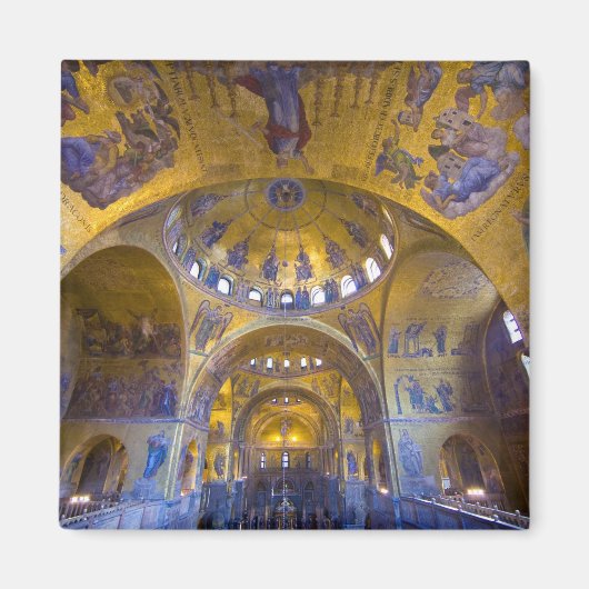 Italien, Venedig. Innere der Markuskirche. Magnet (Vorne)