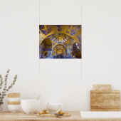 Italien, Venedig. Innere der Markuskirche. Poster (Küche)