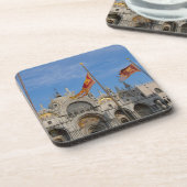 Italien, Venedig, Markusbasilika in St. Mark Getränkeuntersetzer (Linke Seite)