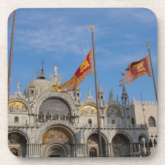 Italien, Venedig, Markusbasilika in St. Mark Getränkeuntersetzer (Vorderseite)