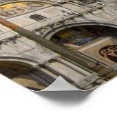 Italien, Venedig, Markusbasilika in St. Mark Poster (Ecke)