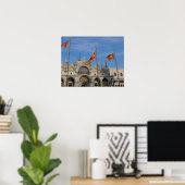 Italien, Venedig, Markusbasilika in St. Mark Poster (Heimbüro)