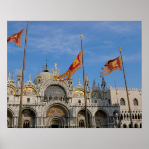 Italien, Venedig, Markusbasilika in St. Mark Poster