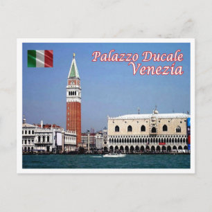 Italien - Venedig - Markusplatz - Herzogspalast Postkarte