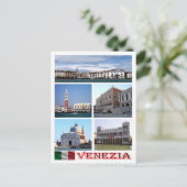 Italien - Venedig - Mosaik - Postkarte (Stehend Vorderseite)