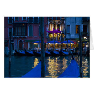 Italien, Venedig, Nachtansicht entlang dem Grand C