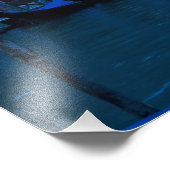 Italien, Venedig, nächtlicher Blick entlang des Gr Fotodruck (Ecke)