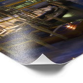 Italien, Venedig, nächtlicher Blick entlang des Gr Fotodruck (Ecke)