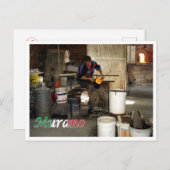 Italien - Venedig - Ofen Murano - Postkarte (Vorne/Hinten)