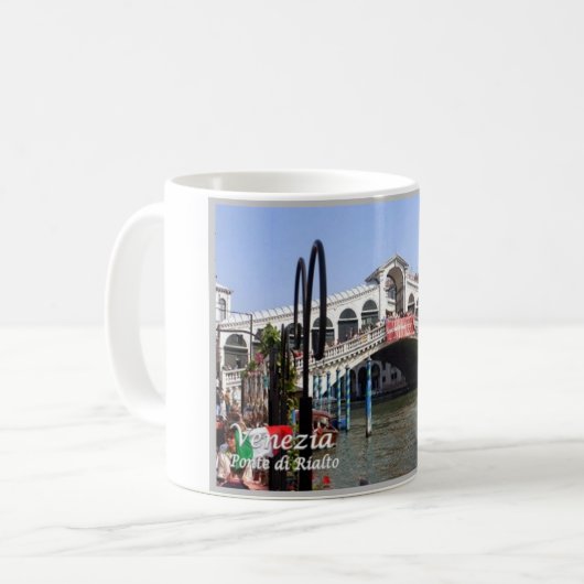 Italien - Venedig - Rialto Palace Bridge - Kaffeetasse (Vorderseite Links)