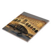 Italien, Venedig, Venedig, Canal Grande und Rialto Fliese (Seite)