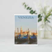Italien Venedig Vintage Reise Postkarte (Stehend Vorderseite)