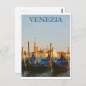 Italien Venedig Vintage Reise Postkarte (Vorne/Hinten)