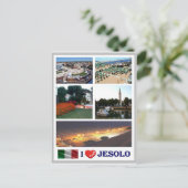 Italien - Venetien - Jesolo - Mosaik - Postkarte (Stehend Vorderseite)