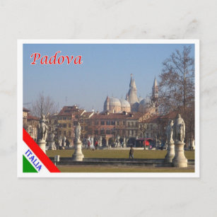 Italien - Venetien - Padova - Statuen - Postkarte
