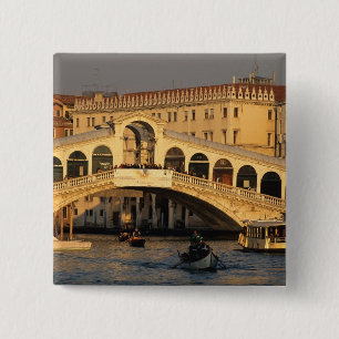 Italien, Venetien, Venedig, Canal Grande und Rialt Button