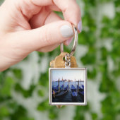 Italien, Venetien, Venedig, Gondelbahn und San Schlüsselanhänger (Hand)