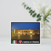 Italien - Venetien - Verona - Arena I Liebe - Postkarte (Stehend Vorderseite)