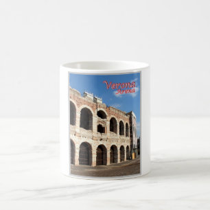 Italien - Venetien - Verona - Arena im Freien - Kaffeetasse
