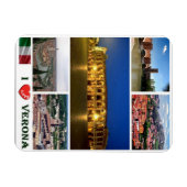 Italien - Venetien - Verona - I Liebe - Magnet (Horizontal)