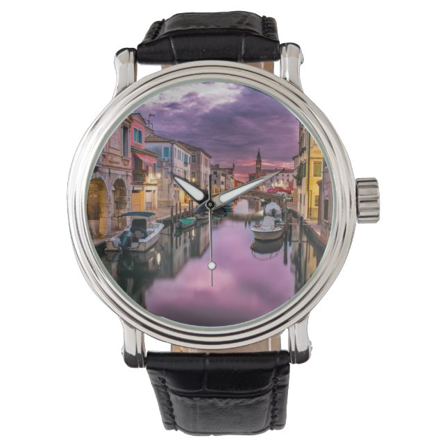 Italien Venice Canal eWatch Armbanduhr (Vorderseite)