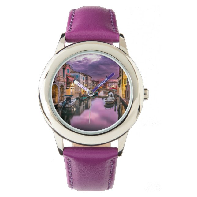 Italien Venice Canal eWatch Armbanduhr (Vorderseite)