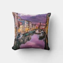 Italien Venice Canal Throw Pillow Kissen