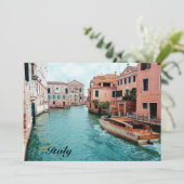 Italien Venice Einladung (Stehend Vorderseite)