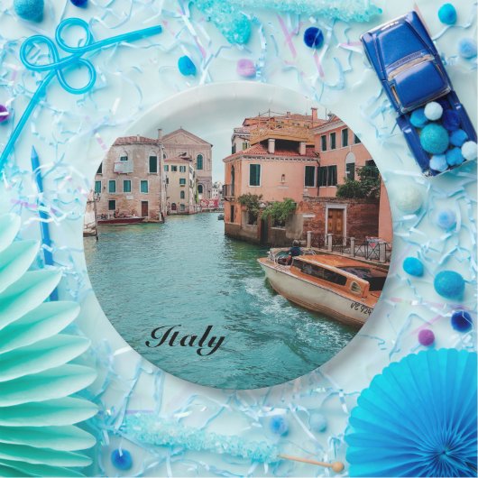 Italien Venice Pappteller (Party)