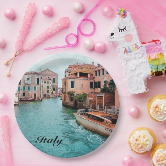 Italien Venice Pappteller (Party)